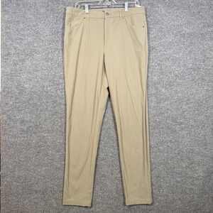 VRST Limitless Pants Men 36x34 Tan Khaki Stretch Golf Chino Slim Fit Casual
